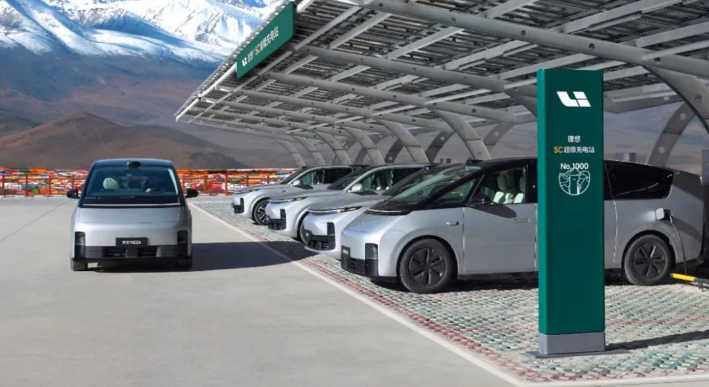 Li Auto Achieves 1,000 Supercharging Stations in China