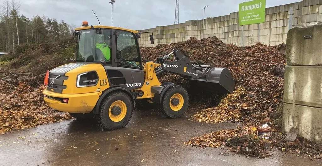 Volvo L25 Electric Wheel Loader Demonstrates Efficiency