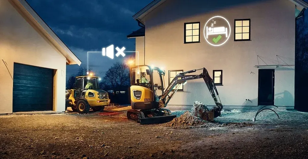 Noise Reduction Benefits of Electric Construction Machines