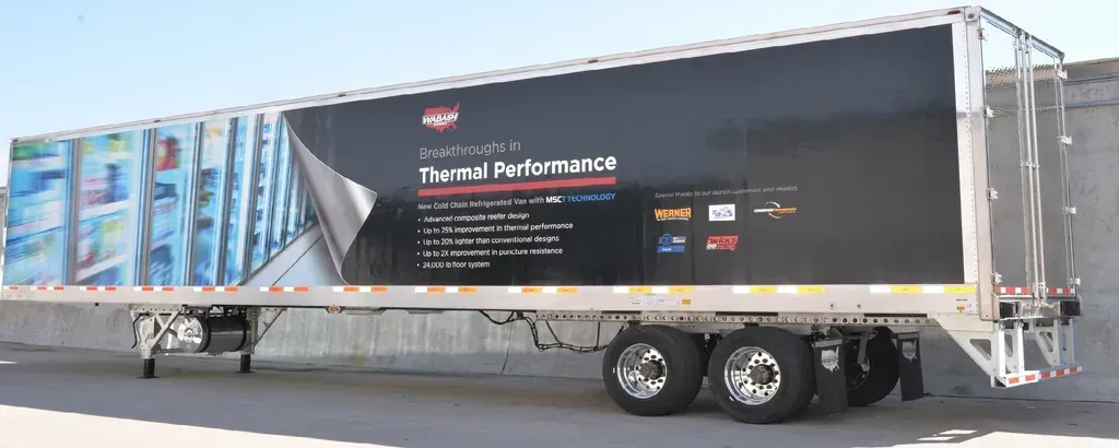 Wabash National Advances All-Composite Refrigerated Trailer