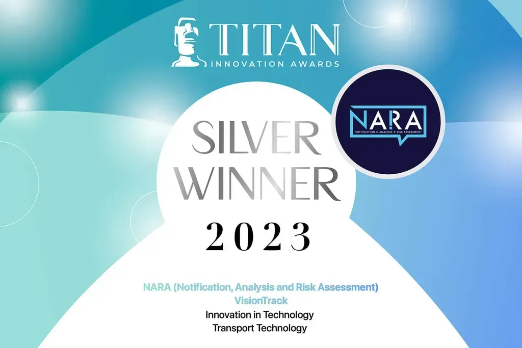 VisionTrack Wins Silver at TITAN Innovation Awards 2023