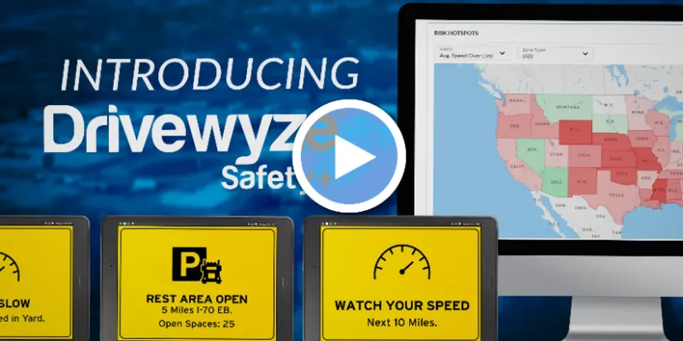 Drivewyze Safety+ adds speed alerts for commercial fleets