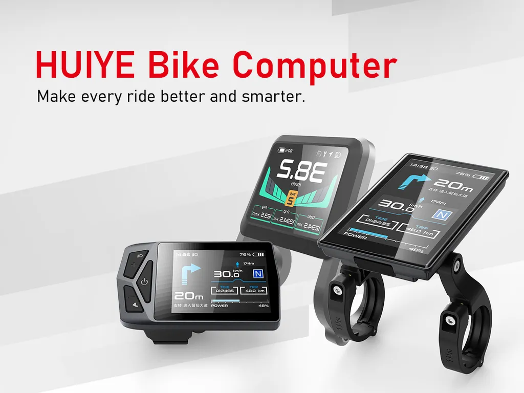 HUIYE Introduces New Bike Computers for E-Bikes