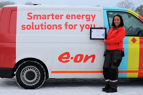 E.ON Employee Wins Trakm8 Road Safety Hero Award