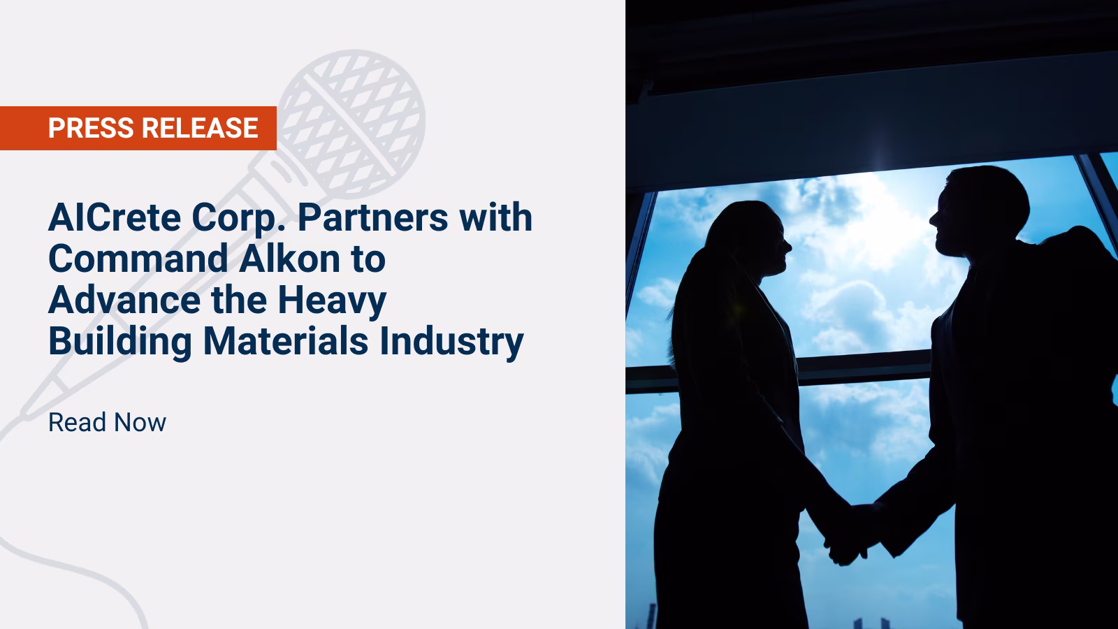 AICrete Corp. and Command Alkon Form Strategic Partnership