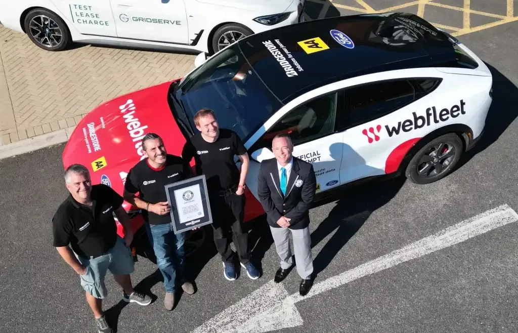 Webfleet Sets Record for Longest EV Journey on Single Charge