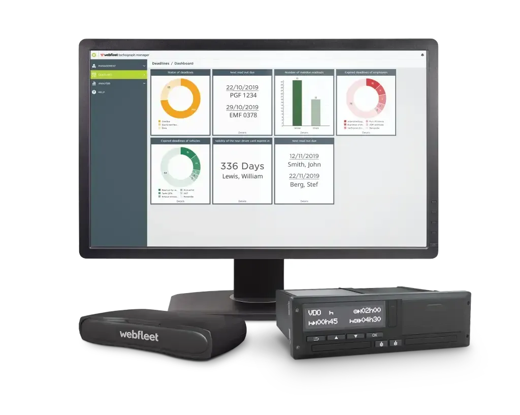 Webfleet Tachograph Manager Achieves DVSA Approval