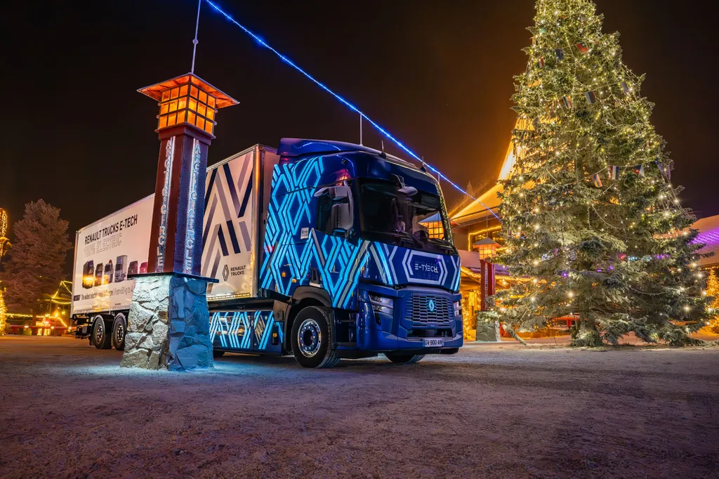 Renault Trucks E-Tech T Completes Santa Claus Mission