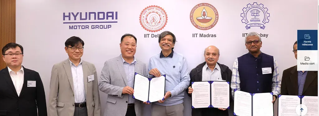 Hyundai Motor Group Forms Research Partnerships with IITs