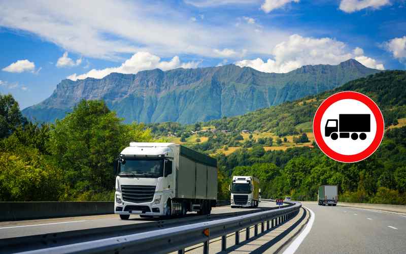Overview of Truck Driving Bans in Switzerland