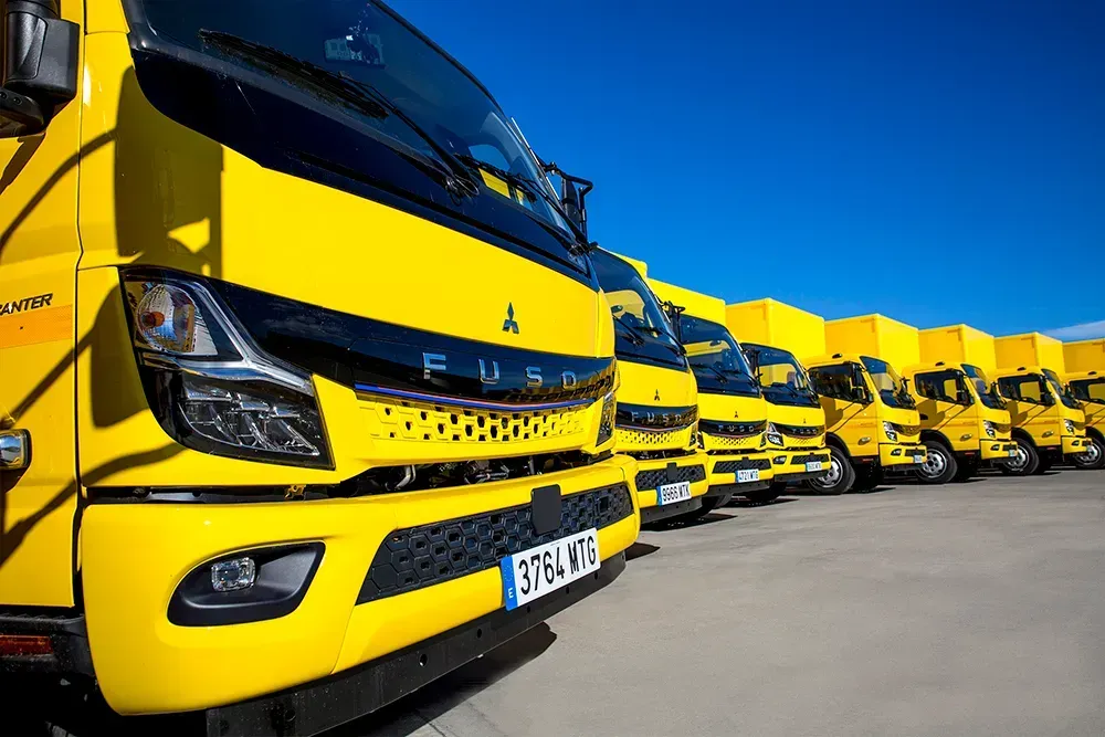 FUSO Supplies eCanter Electric Trucks to Spanish Postal Service