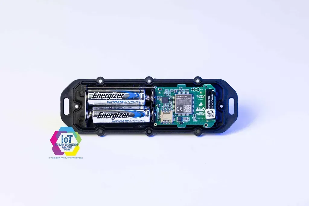 Digital Matter's Barra Range Wins IoT Sensor Award 2025