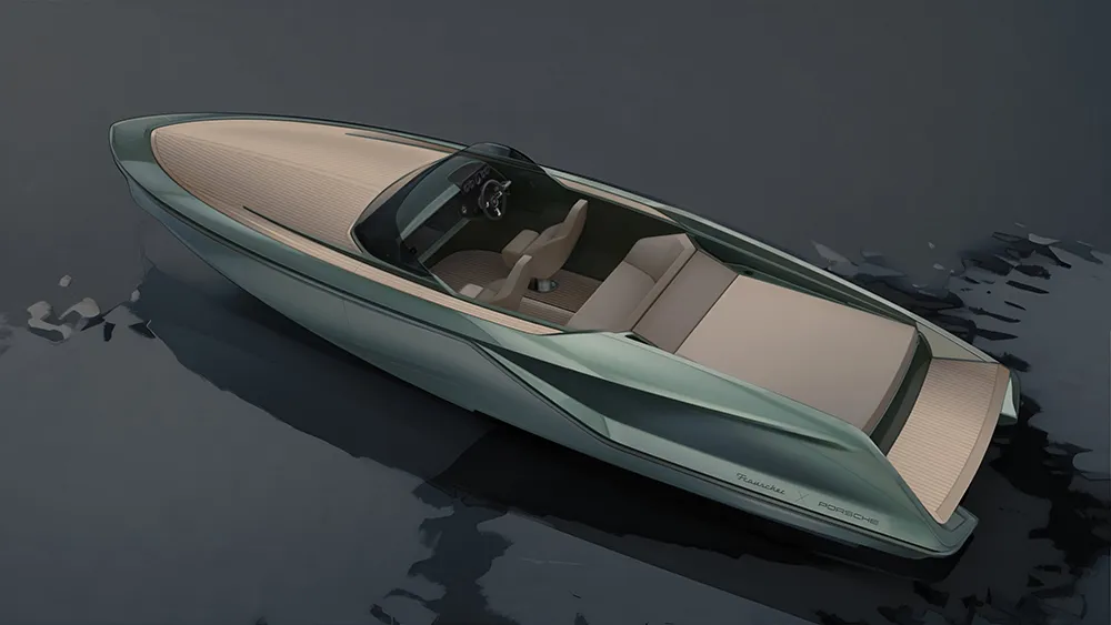 Porsche and Frauscher Launch Limited Edition Sports Boat