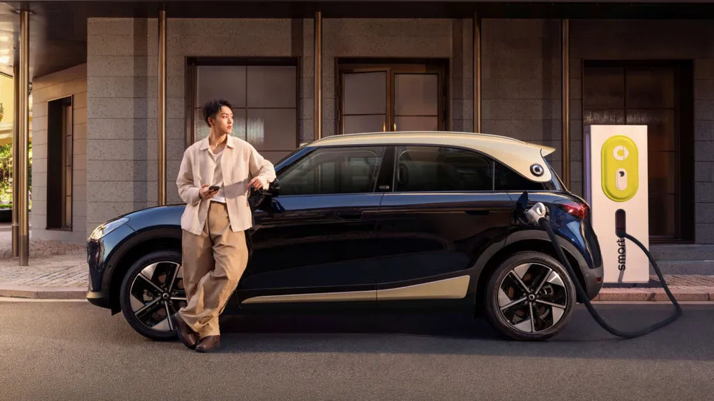 Updated Smart #1 cuts charging time to 12 minutes with 800V system