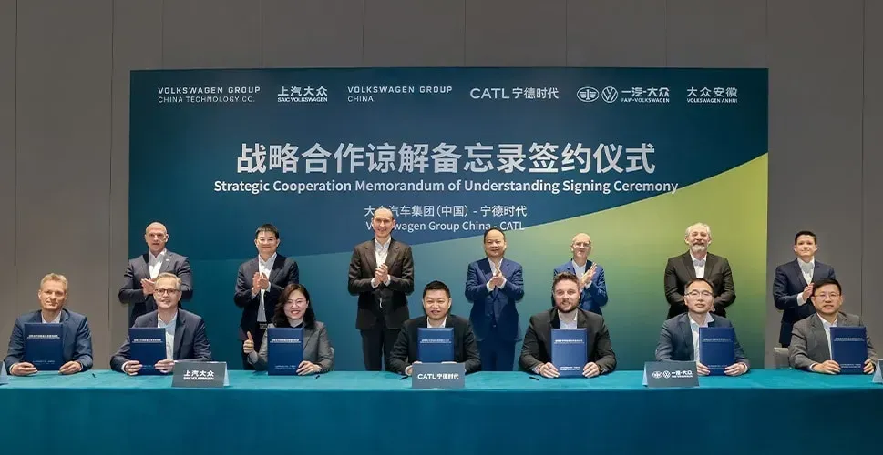 Volkswagen and CATL Sign Battery Development Agreement