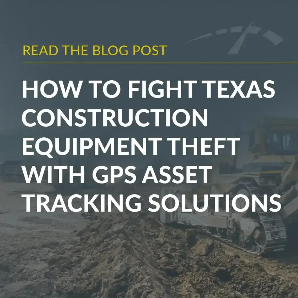 Asset Tracking Solutions for Construction Equipment Theft