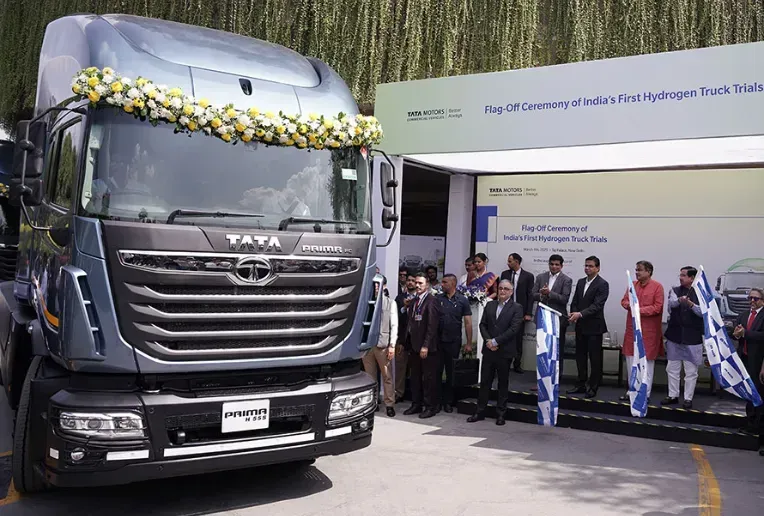 Tata Motors Initiates Trials for Hydrogen-Powered Trucks