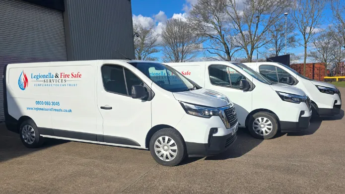 Legionella & Fire Safe Services Selects Trakm8 Dash Cam