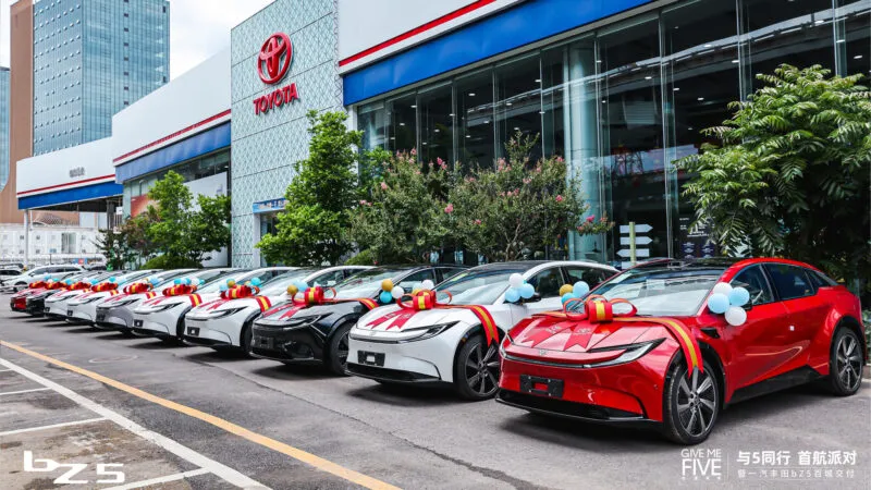 Toyota bZ5 SUV Launches in China with BYD Battery