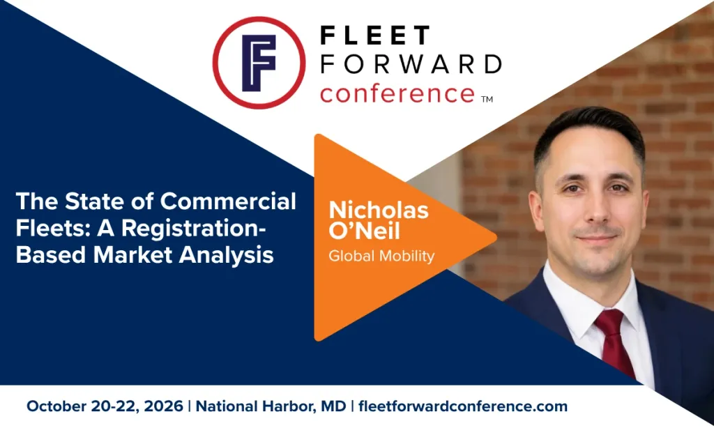 Fleet Forward to present registration analysis of 1.5m US commercial vehicles