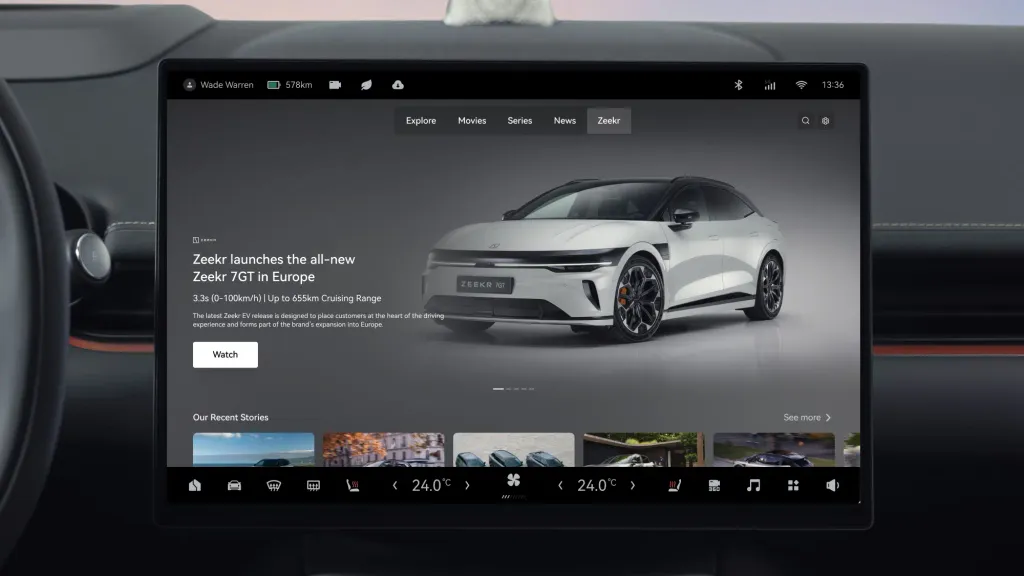 Zeekr launches Android Automotive infotainment platform in Europe