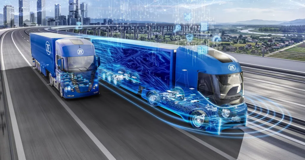 ZF showcases software-defined commercial-vehicle technology