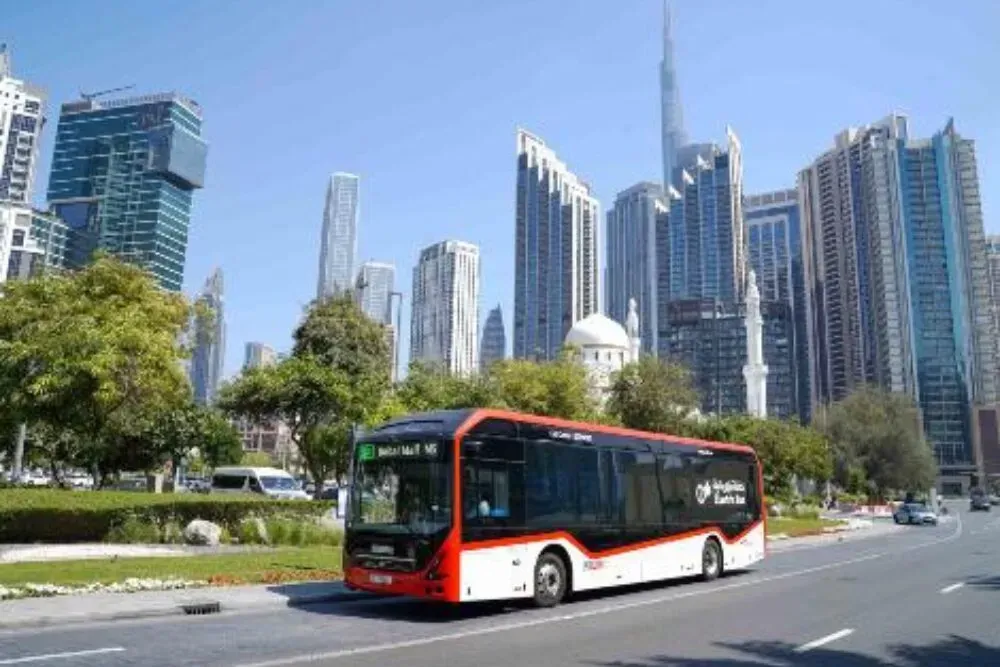 Dubai RTA Launches Pilot of Next-Generation Electric Bus