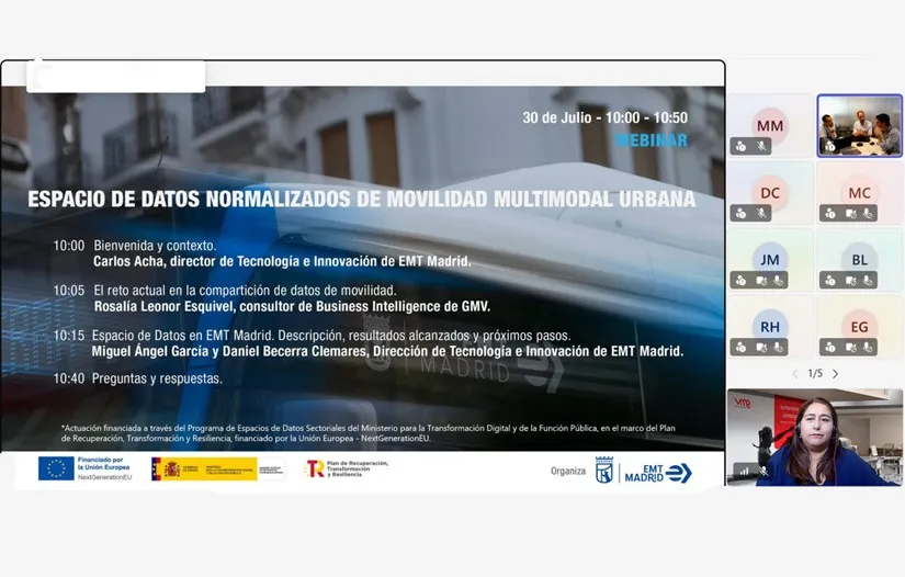 GMV discusses EMT Madrid’s governed mobility data space