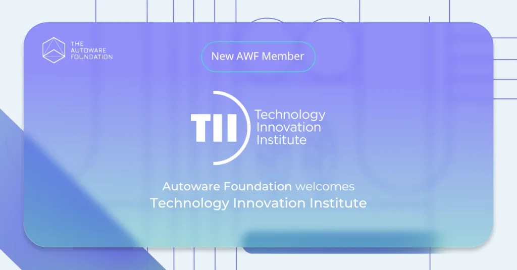 Technology Innovation Institute Joins Autoware Foundation