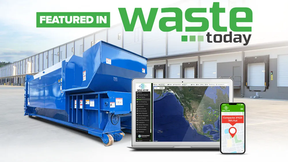 Connected compactors give Iowa hauler real-time asset visibility