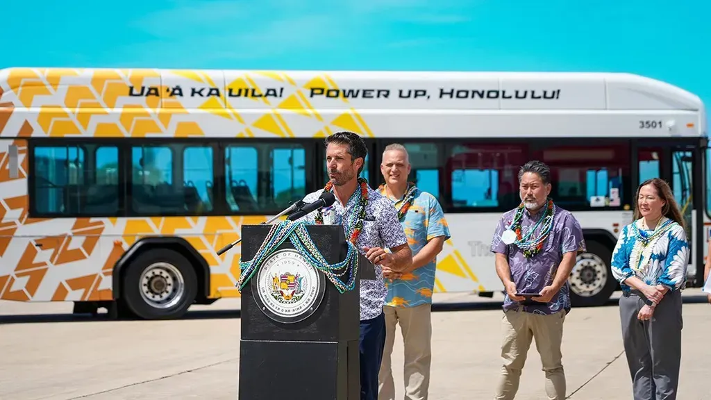 Gillig Delivers New Battery Electric Buses to Hawaiian Counties
