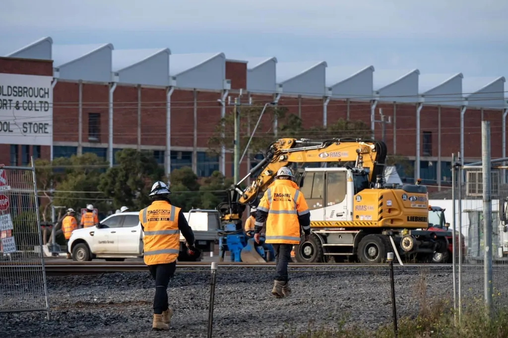 Melbourne Airport Rail Stage 1 Ramps Up