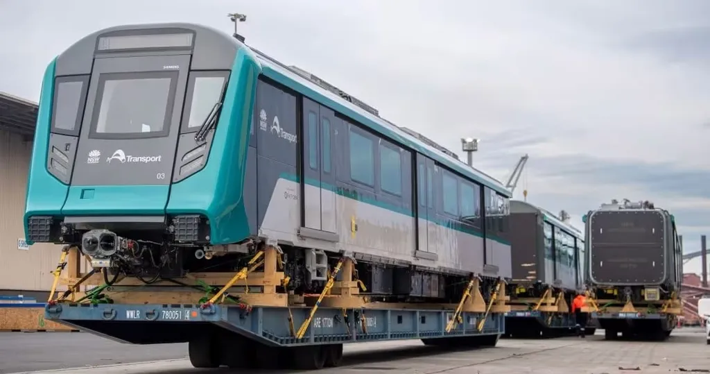 First train for Sydney Metro Western Sydney Airport