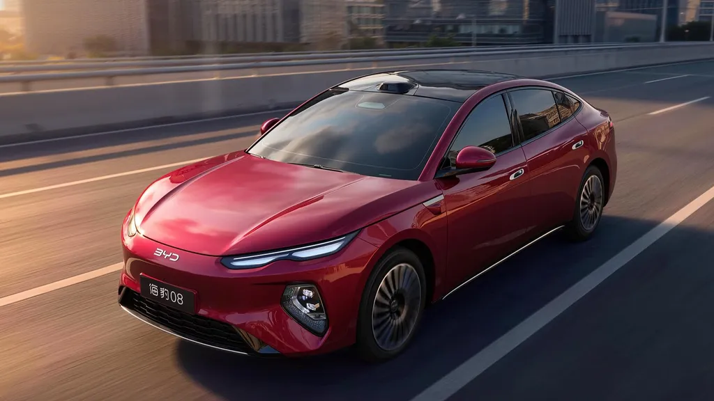 BYD launches Seal 08 electric sedan with 905 km range in China