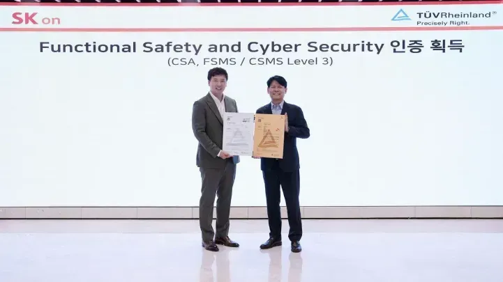 SK On Secures Cybersecurity and Safety Certifications for BMS
