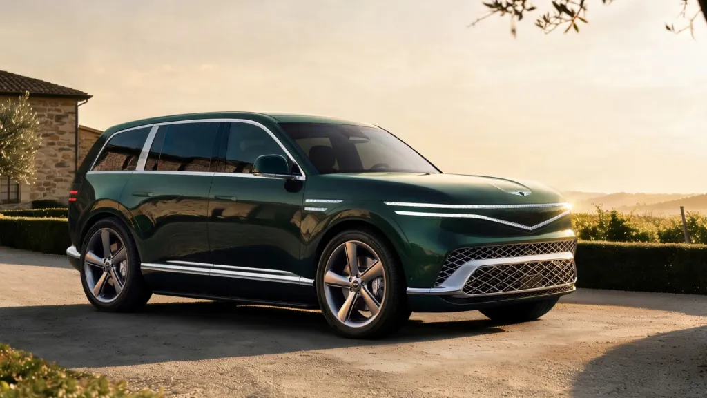 Genesis unveils flagship GV90 electric SUV for US launch