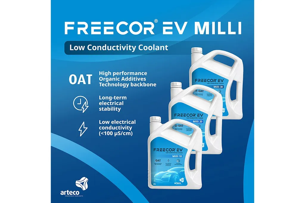 Arteco expands low-conductivity EV coolant range