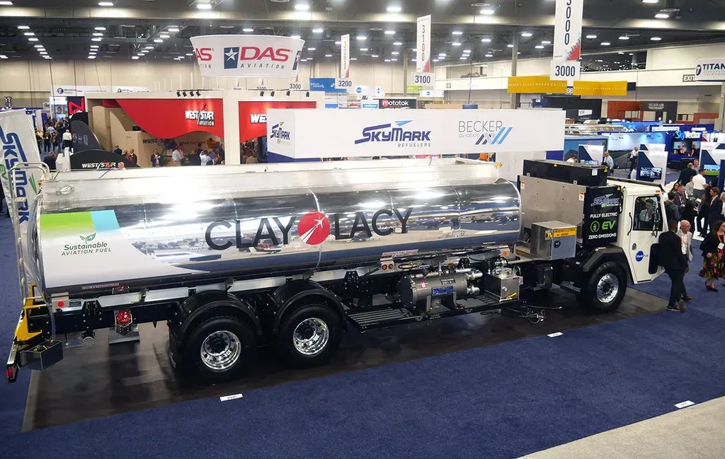 Skymark Launches 7,000-Gallon Electric Aircraft Refueler