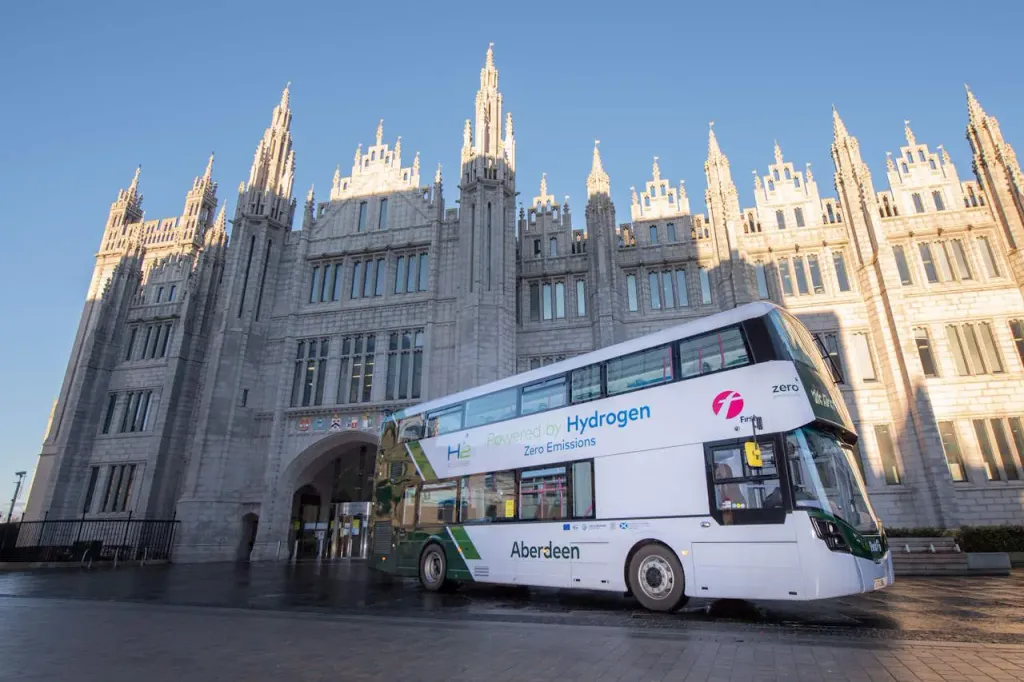 Aberdeen to sell hydrogen bus fleet after technical faults