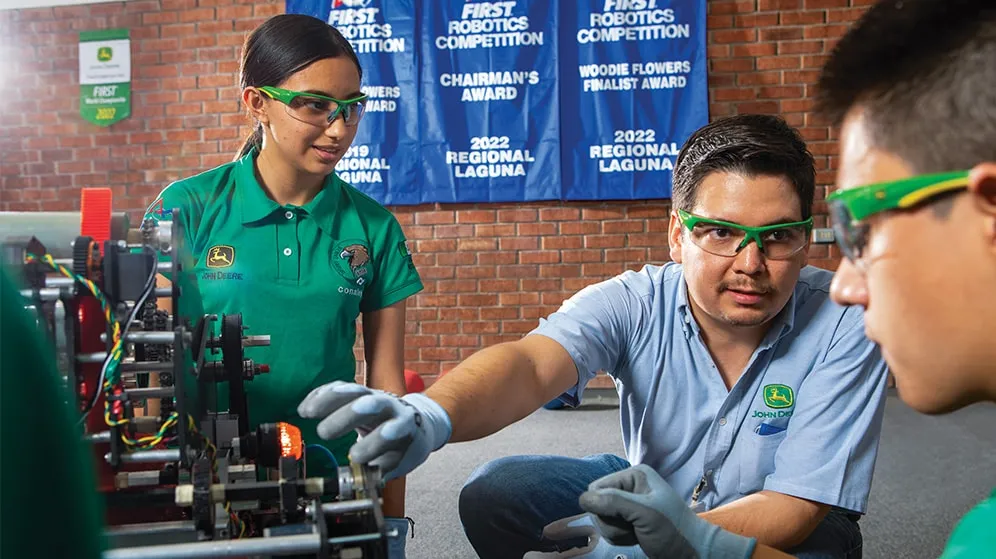 John Deere awards $2.7m grant to FIRST