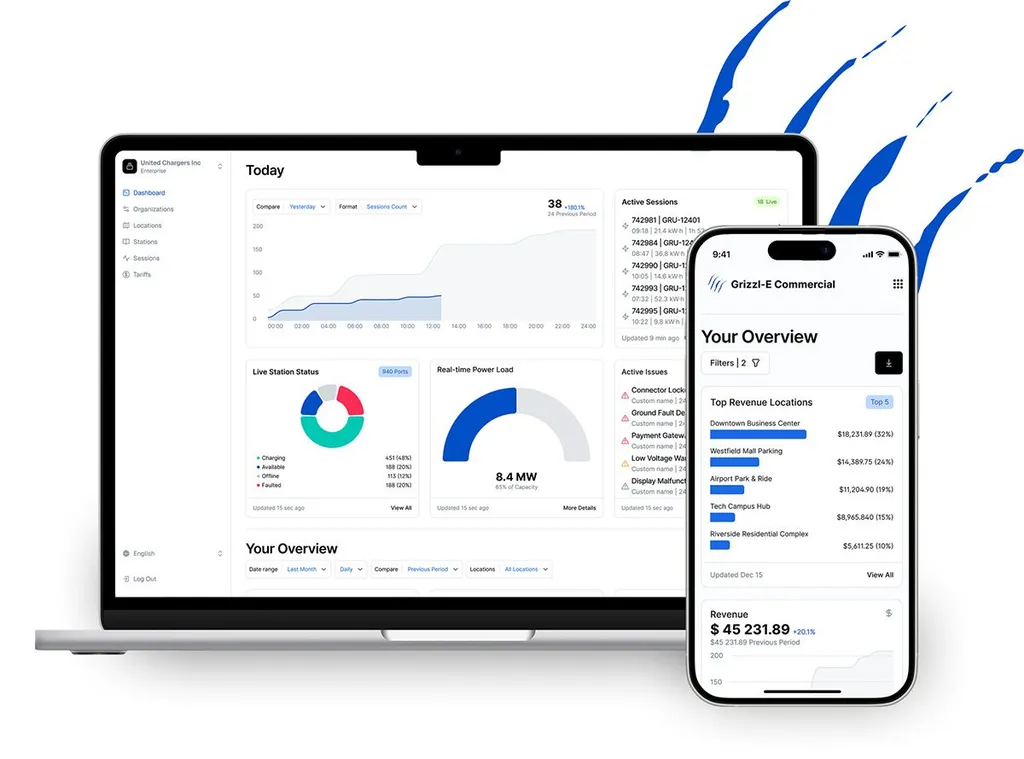 United Chargers launches Grizzl-E Connect Commercial