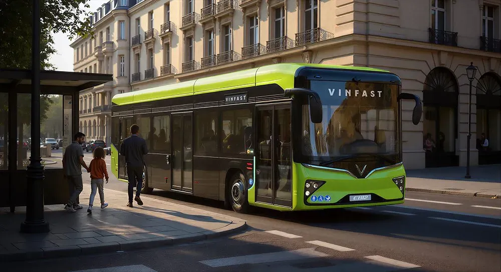 VinFast Unveils New Electric Bus Models for European Market