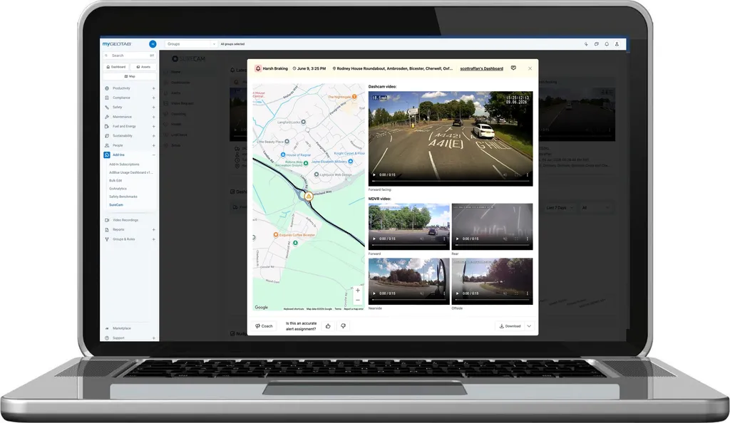 SureCam and Peoplesafe trial records six-second fleet alarm response