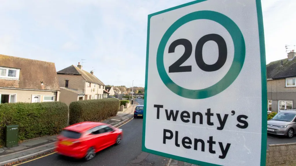Aberdeen installs 20mph speed limit signs