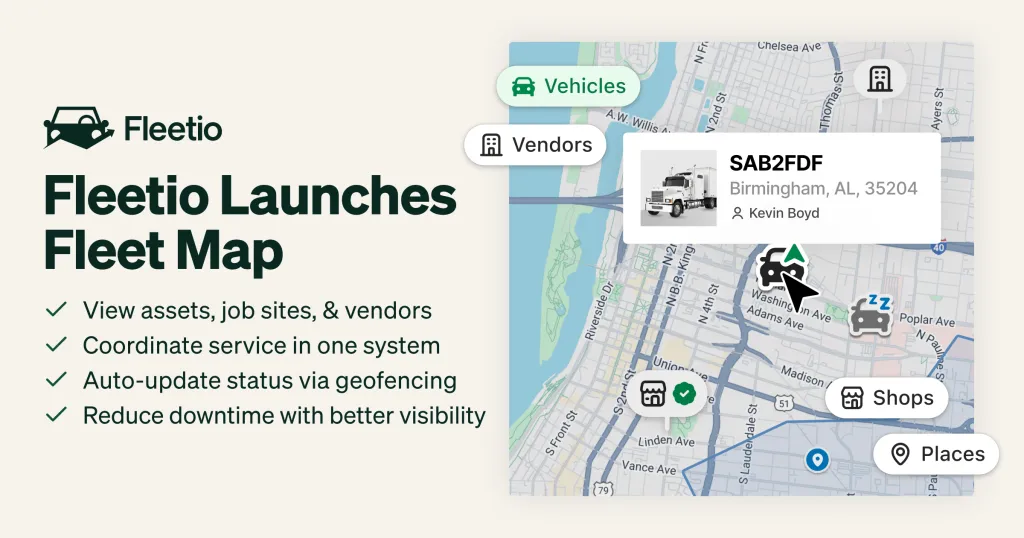 Fleetio launches Fleet Map for maintenance coordination