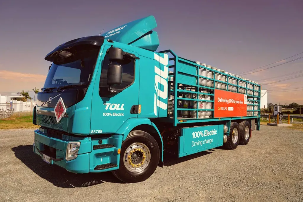 Toll adds Volvo FE Electric truck for LPG deliveries