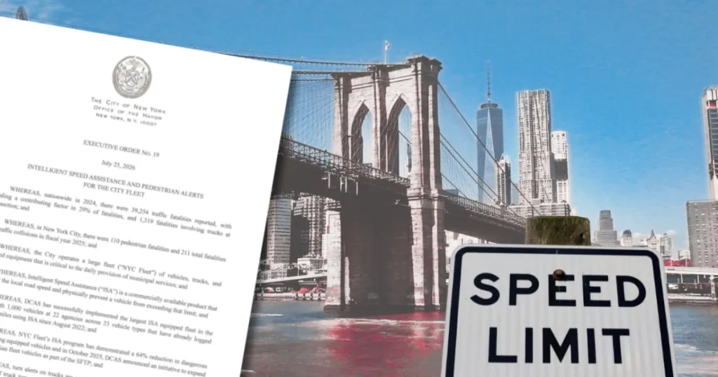 New York City mandates speed and pedestrian safety technology for fleet