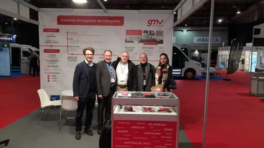 GMV presents ITS solutions at ExpoBus Iberia 2025