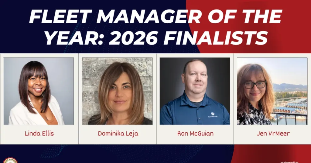 Four fleet leaders named finalists for 2026 Fleet Manager of the Year