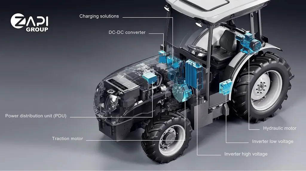 ZAPI Group unveils high-voltage solutions for electric agricultural vehicles